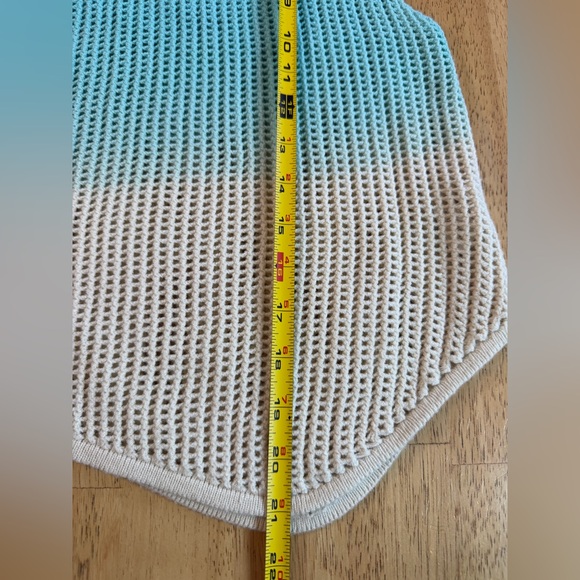 Princess Polly Auralia Knit Maxi Skirt & Top set Blue/Cream Ombre US Size 12 - Picture 10 of 10